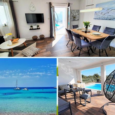 Anas Lagoon Holiday House With Pool At Azure Beach Mali Drvenik Εξωτερικό φωτογραφία