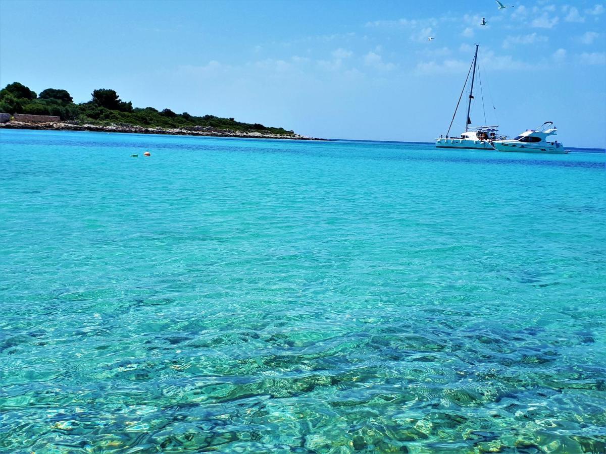 Anas Lagoon Holiday House With Pool At Azure Beach Mali Drvenik Εξωτερικό φωτογραφία