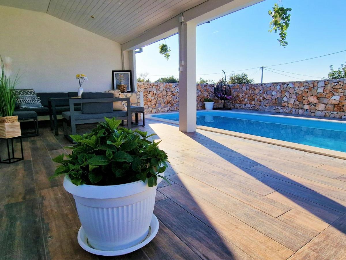 Anas Lagoon Holiday House With Pool At Azure Beach Mali Drvenik Εξωτερικό φωτογραφία