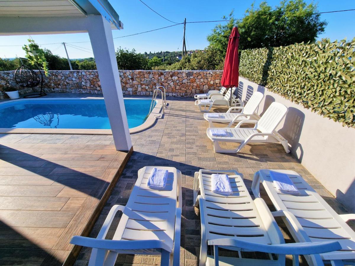 Anas Lagoon Holiday House With Pool At Azure Beach Mali Drvenik Εξωτερικό φωτογραφία